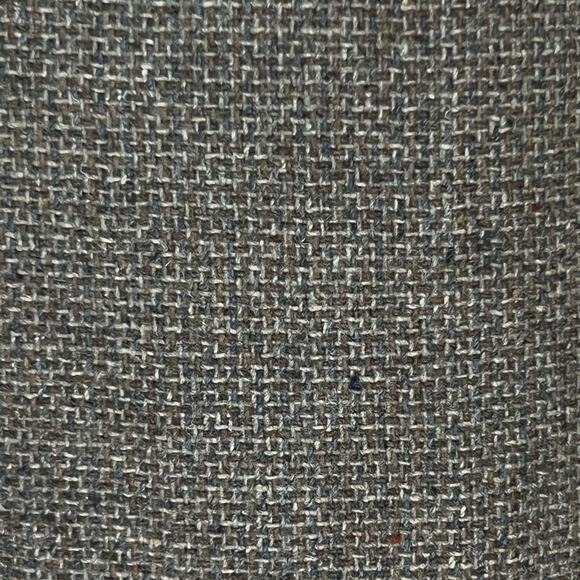 Vintage 80s Sz Small Beige Wool Blend Tweed Skirt Classic Career Basic Academia - Picture 7 of 7